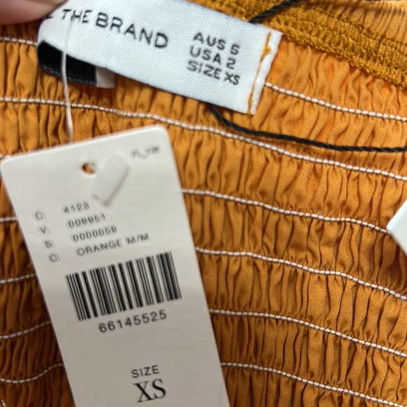 NWT. Anthropologie smocked strapless jumper - Picture 3 of 3